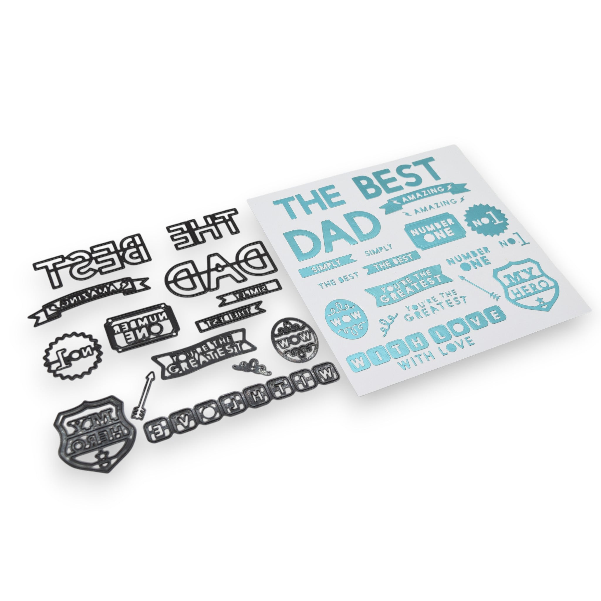 Best Dad - Steel Cutting Die Set
